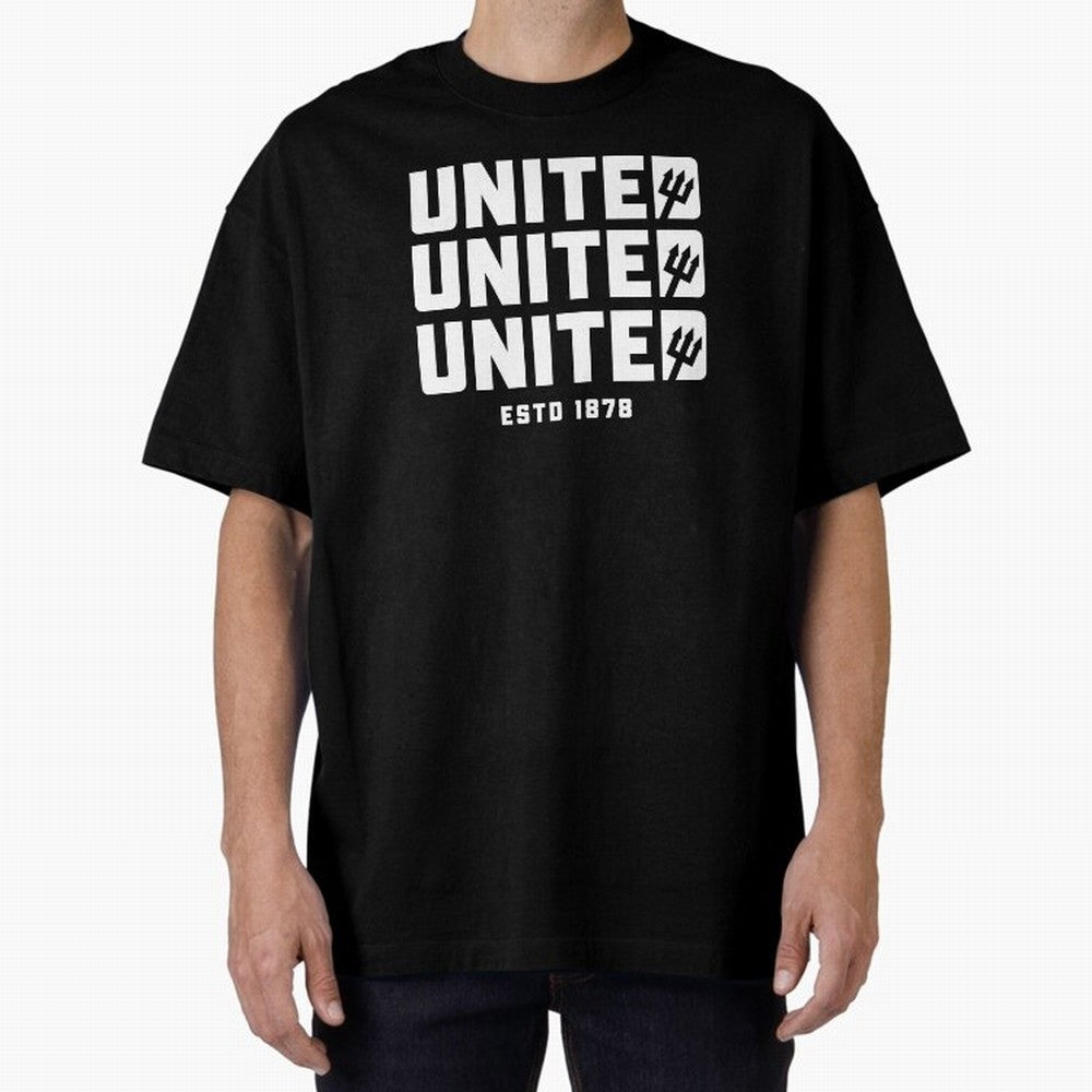 Manchester United United United Oversized T-Shirt Cheer through Every Moment of FIFA World Cup 2026 USA Canada Mexico Connected to Messi and Cristiano Ronaldo, France Energy, Retro Football Energy, Iconic Rivalries, Trophy Chase Drama and Stadium