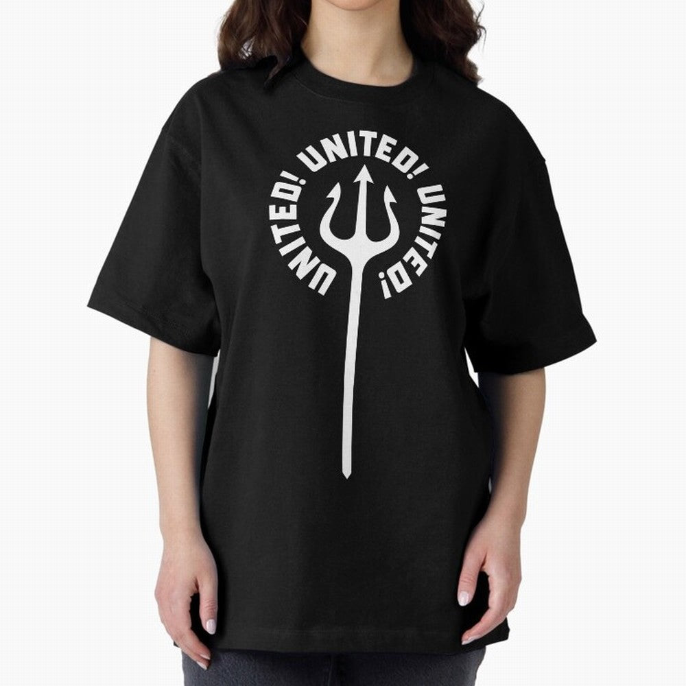 United! United! United! Oversized T-Shirt Turn Up for Match Day Hype around FIFA World Cup 2026, Haaland and Mbappe, Spain, Tournament Hype, Historic Matchups, Family Viewing Parties and Global Sports Pride; Created for Match Day Parties, Soccer