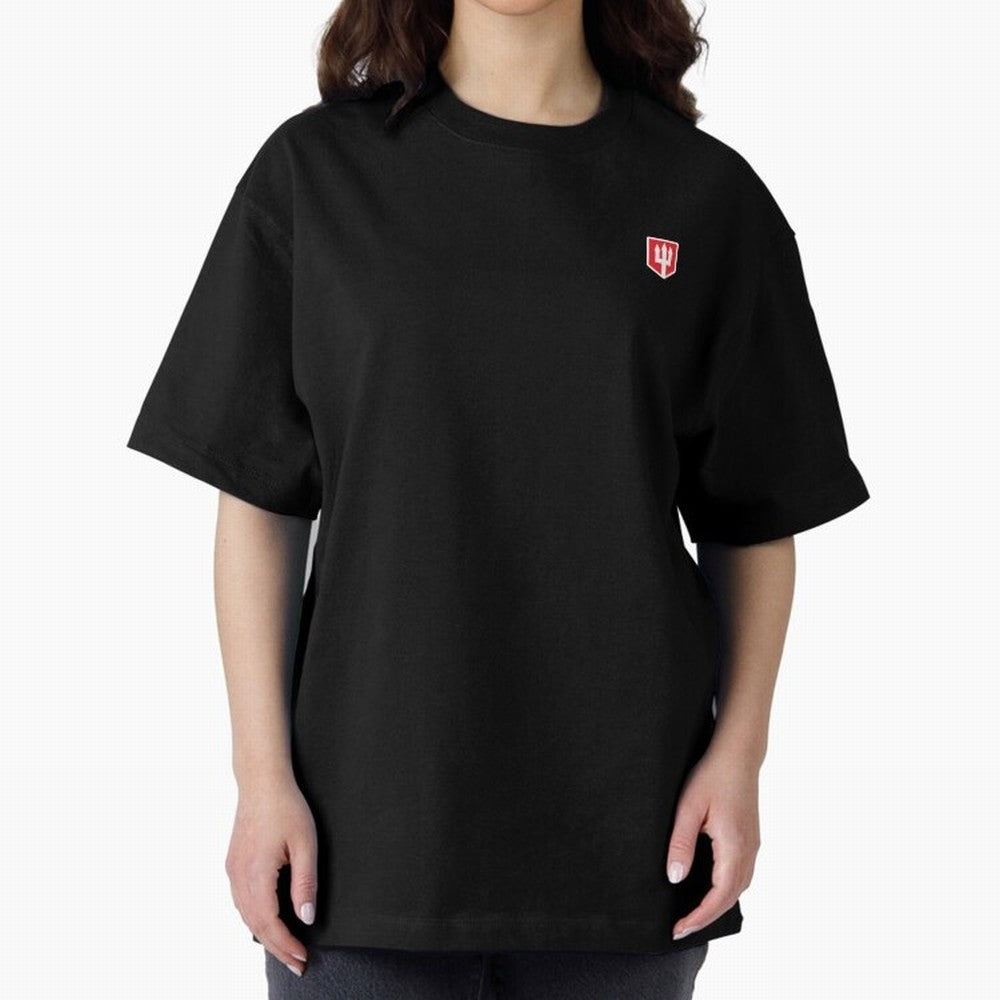 Manchester United Minimal Badge Oversized T-Shirt Celebrate Soccer Greatness during Global Football Passion for FIFA World Cup 2026 USA Canada Mexico, Highlighting Messi, England, Supporter Pride, Iconic Celebrations, Legendary Names and Global