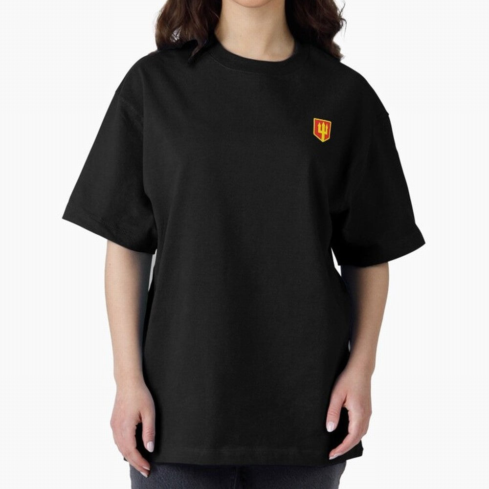 Manchester United Minimal Badge Oversized T-Shirt Represent the Passion of FIFA World Cup 2026 USA Canada Mexico for Fans of Cristiano Ronaldo, Haaland and CR7 and Netherlands, Bringing Soccer Culture, Superstar Moments, National Team Dreams and