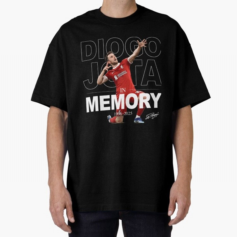 Diogo Jota In Memory Oversized T-Shirt Build FIFA World Cup 2026 USA Canada Mexico for Fans of CR7 and Argentina, France and Brazil, Bringing Supporter Pride, Iconic Celebrations, Legendary Names and Global Match Day Energy; Created for Match Day