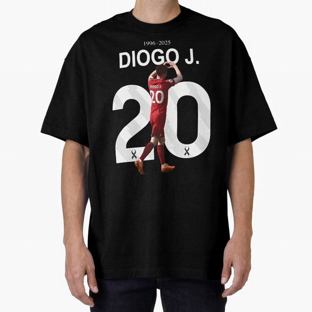 Diogo Jota Oversized T-Shirt Bring Match Day Fire to Global Football Passion for FIFA World Cup 2026 USA Canada Mexico, Highlighting Neymar, Haaland and Cristiano Ronaldo, Argentina, France and Brazil, Worldwide Fan Energy, Dramatic Goals, Stadium