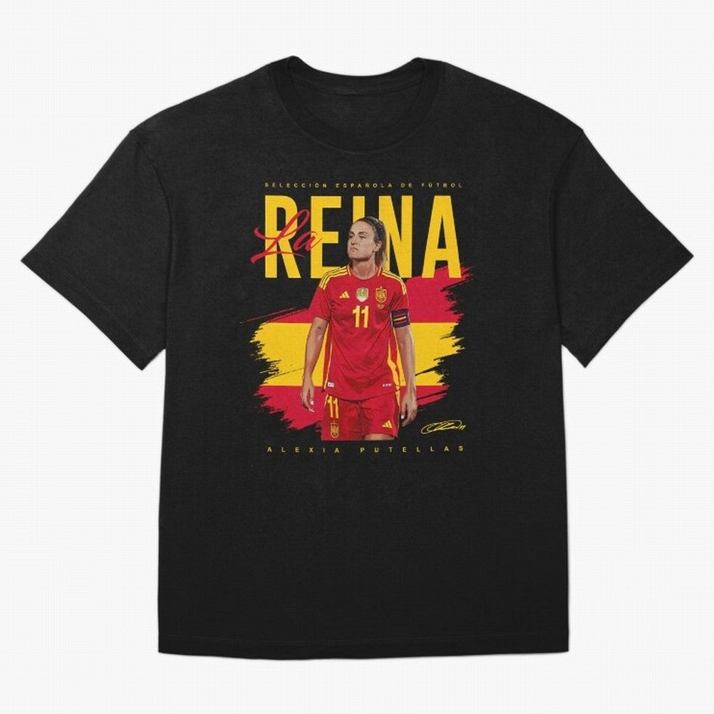 Alexia Putellas Oversized T-Shirt Embrace Global Football Passion for FIFA World Cup 2026 Group Stage, with Messi, Brazil, Classic Soccer Heritage, Championship Pressure, Fan Loyalty and International Pride; Created for Match Day Parties, Soccer