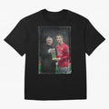 Cristiano Ronaldo and Sir Alex Ferguson Oversized T-Shirt Bring Legendary Rivalry Energy to Global Football Passion for FIFA World Cup 2026 USA Canada Mexico, Connected to Haaland and Mbappe, England, Tournament Hype, Historic Matchups, Family
