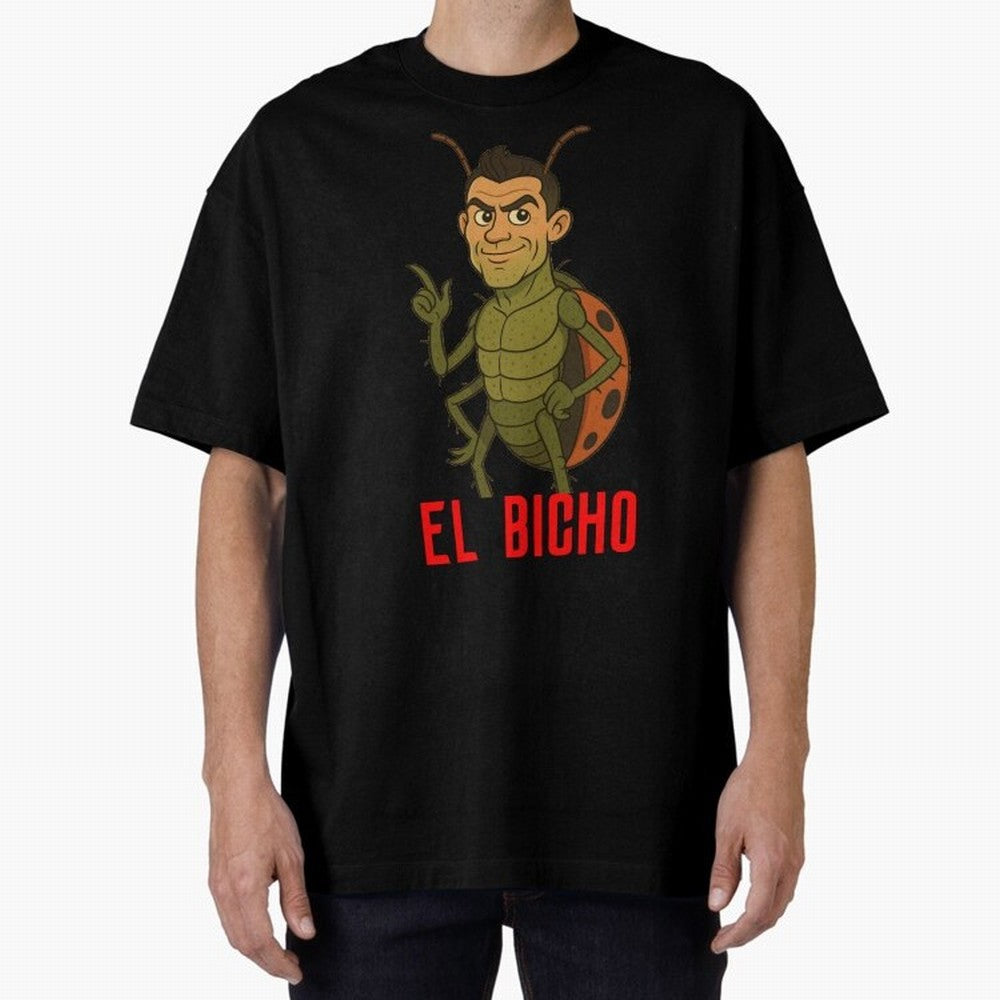 Ronaldo - El Bicho Oversized T-Shirt Follow Every Goal of FIFA World Cup 2026 Spirit, with Netherlands, CR7, Global Supporter Spirit, Legendary Goals, National Colors and Tournament Celebration; Perfect for Supporters Who Want Bold Football Energy,