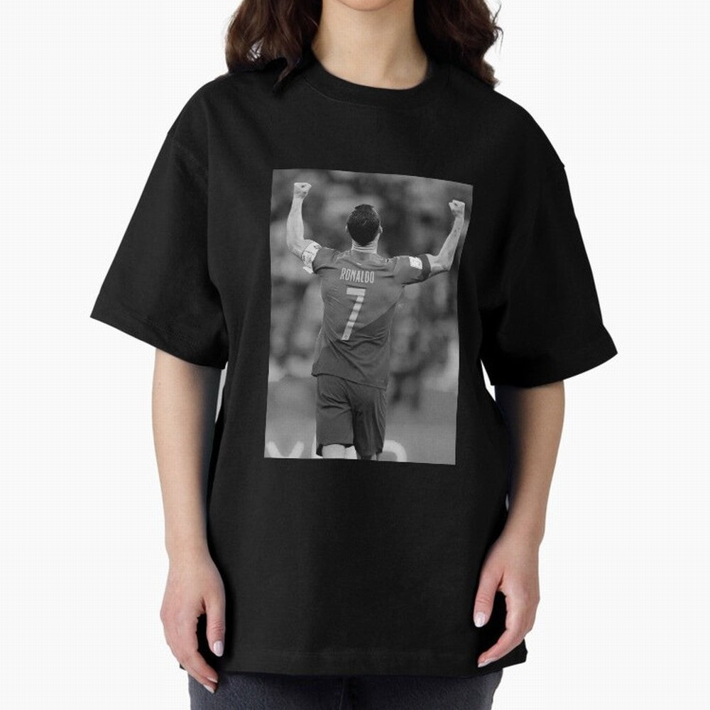 Cristiano Ronaldo Oversized T-Shirt Experience FIFA World Cup 2026 for Fans of Messi, CR7 and Mbappe and England and Germany, Bringing Champion Mindset, Group Stage Buzz, Knockout Tension and Passionate Fan Culture; Perfect for People Who Love