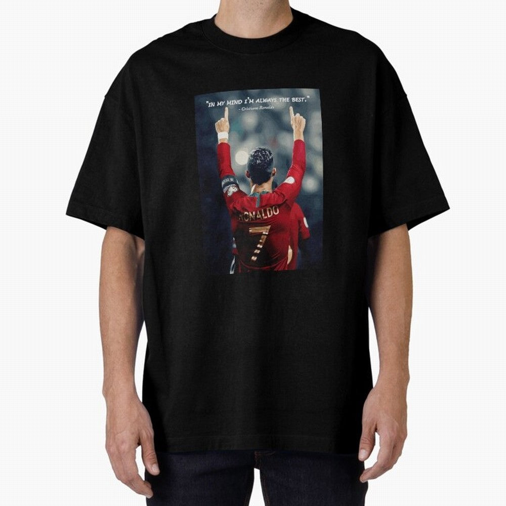 Cristiano Ronaldo Oversized T-Shirt Create the FIFA World Cup 2026 Group Stage Journey through Haaland Highlights, Brazil Pride, Champion Mindset, Group Stage Buzz, Knockout Tension and Passionate Fan Culture; Great for Supporters Who Love