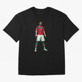 CR7 PES Oversized T-Shirt Make Game Day About Match Day Hype around FIFA World Cup 2026, Messi, France and Portugal, Football Festival Excitement, Trophy Ambitions, Country Rivalries and Star Player Buzz; Made for Collectors Who Enjoy Iconic