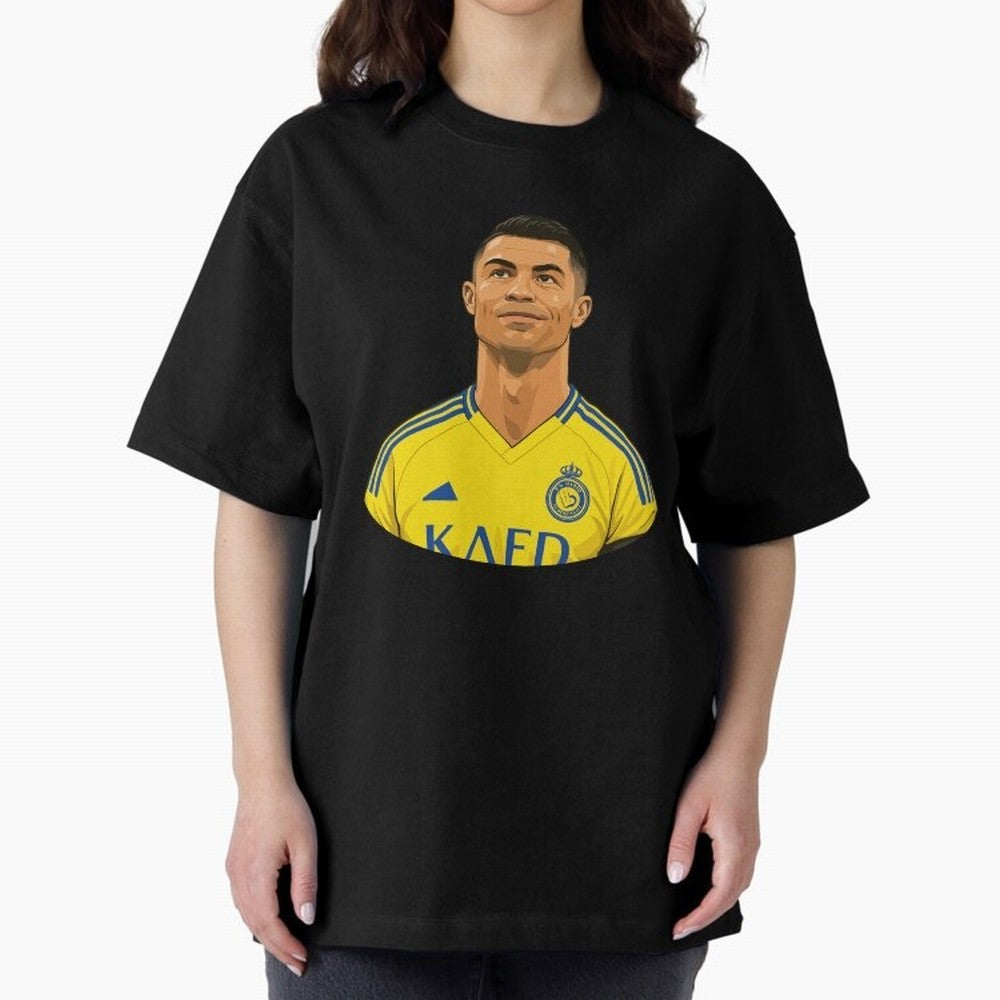 CR7 Oversized T-Shirt Create FIFA World Cup 2026 USA Canada Mexico for Fans of Cristiano Ronaldo, Haaland and CR7 and Argentina, Bringing Match Day Excitement, Supporter Culture, Golden Goals and Global Football Passion; Perfect for Supporters Who