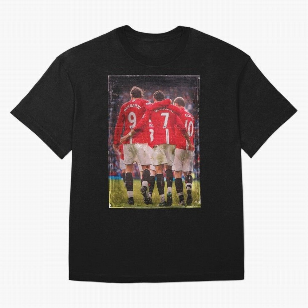 Ronaldo Berbatov Rooney Oversized T-Shirt Enjoy Match Day Hype around FIFA World Cup 2026 Group Stage, CR7 and Messi, France and Portugal, Football History, Final Match Energy, Crowd Noise and Once in a Lifetime Moments; Ideal for Fans Who Follow