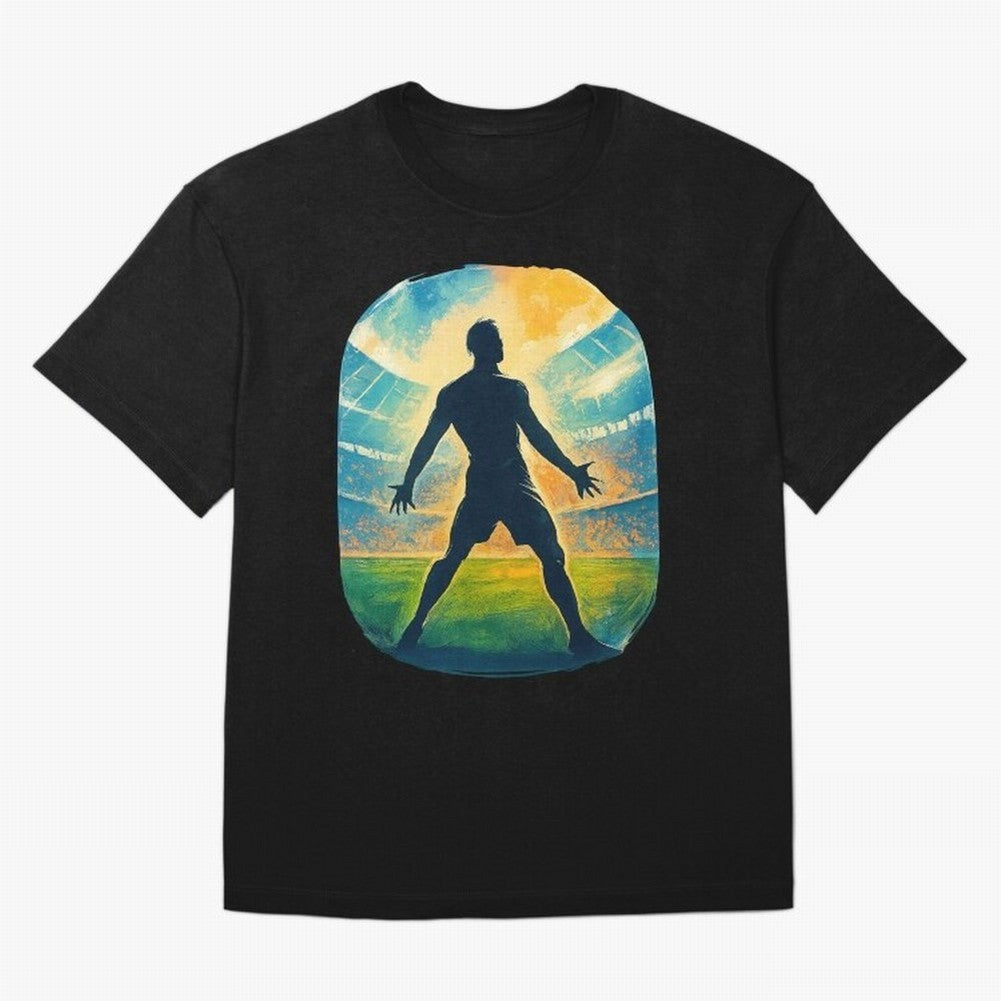 Cristiano Ronaldo CR7 Oversized T-Shirt Keep the Legacy of FIFA World Cup 2026 USA Canada Mexico Spirit, Connected to France, Mbappe, Retro Football Energy, Iconic Rivalries, Trophy Chase Drama and Stadium Atmosphere; Great for Watch Parties,