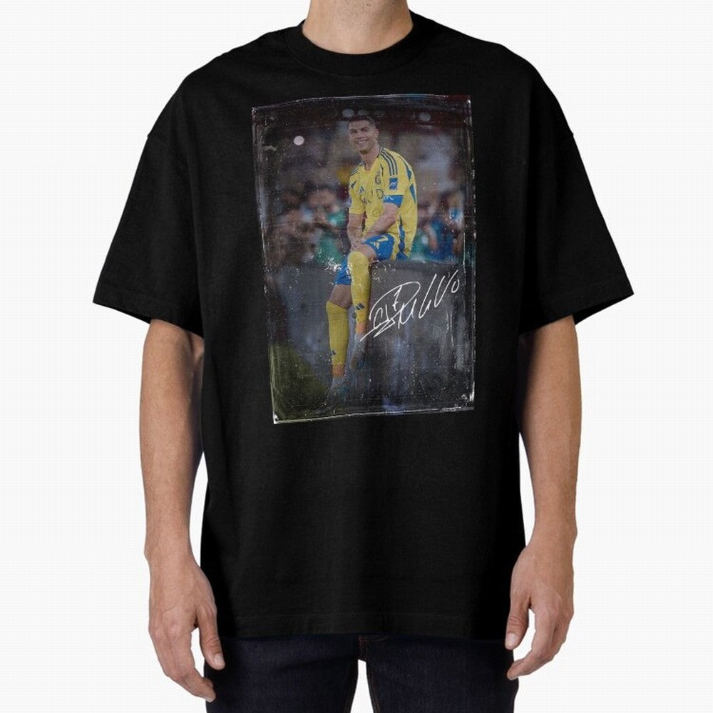 Cristiano Ronaldo Oversized T-Shirt Support Your Favorite Stars during FIFA World Cup 2026 for Fans of CR7 and Messi and England, France and Netherlands, Bringing Soccer Culture, Superstar Moments, National Team Dreams and Competitive Fire; Created
