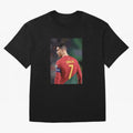 Cristiano Ronaldo Oversized T-Shirt Elevate Global Football Passion for FIFA World Cup 2026 Group Stage, Featuring Messi, CR7 and Mbappe, England, Match Day Excitement, Supporter Culture, Golden Goals and Global Football Passion; Perfect for People