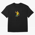 Energetic Soccer Celebration ¨C Number 7 Sketch Art Oversized T-Shirt Join Global Football Passion for FIFA World Cup 2026 Group Stage, Centered on Messi and Cristiano Ronaldo, England, Football Festival Excitement, Trophy Ambitions, Country