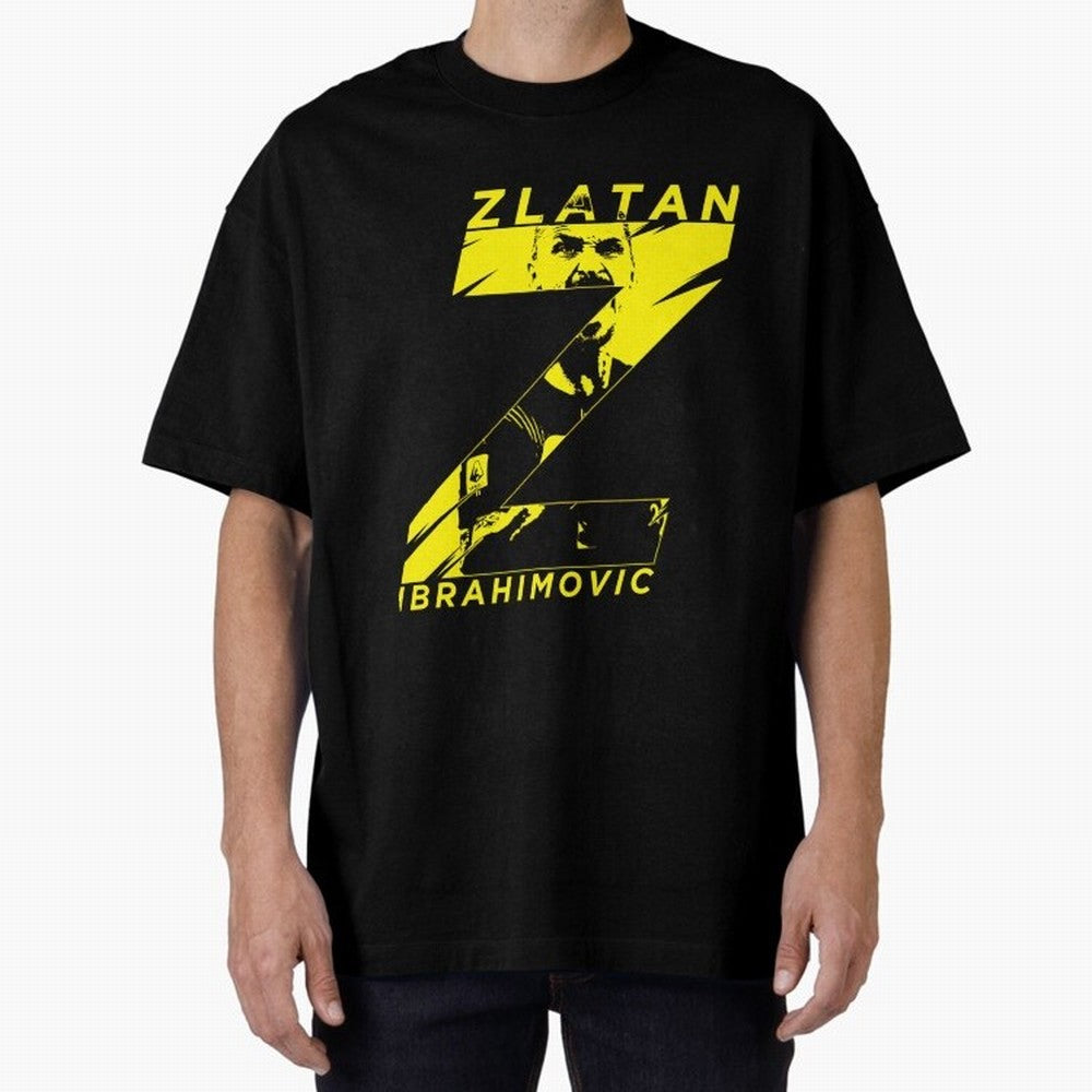 Zlatan Ibrahimovic Swedish God Gjq588 Oversized T-Shirt Elevate FIFA World Cup 2026 for Fans of Haaland and Mbappe and Brazil, Portugal and Argentina, Bringing Football History, Final Match Energy, Crowd Noise and Once in a Lifetime Moments; Ideal