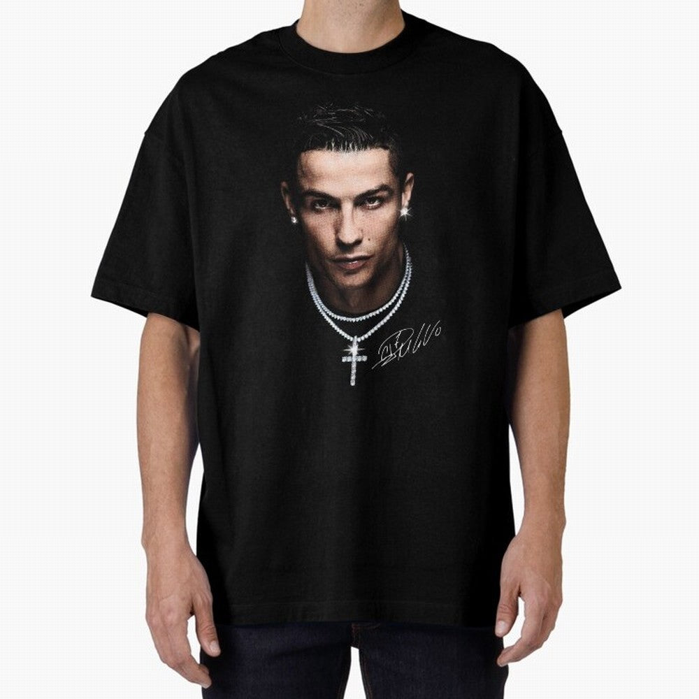 CR7 - Streetwear Clothing | Oversized T-Shirt Bring Retro Soccer Energy to FIFA World Cup 2026 Spirit, Filled with England, Messi, Stadium Chants, National Pride, Trophy Dreams and Unforgettable Football Memories; Created for Match Day Parties,