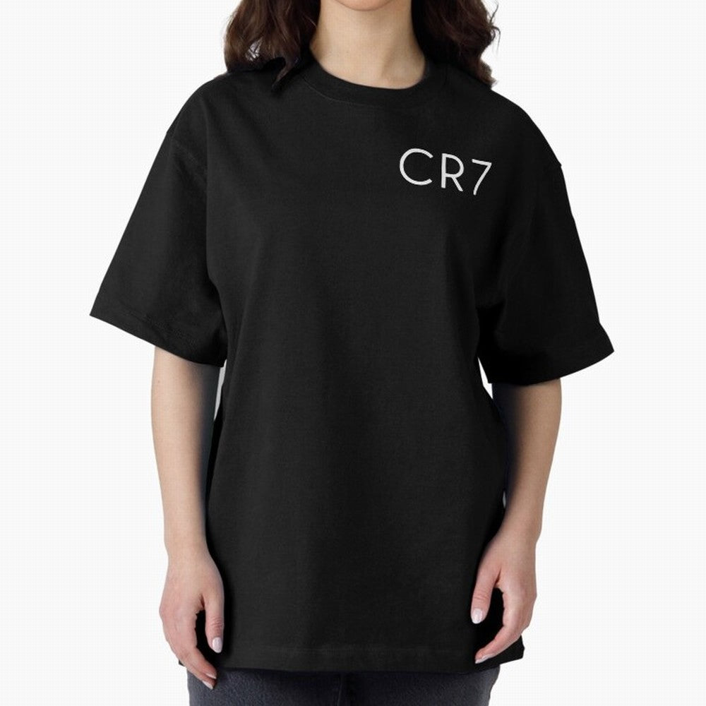 CR7 ¨C Football Legend Design Oversized T-Shirt Join Supporters Worldwide for FIFA World Cup 2026 Group Stage Spirit, Centered on Spain, Messi, CR7 and Mbappe, Football History, Final Match Energy, Crowd Noise and Once in a Lifetime Moments;