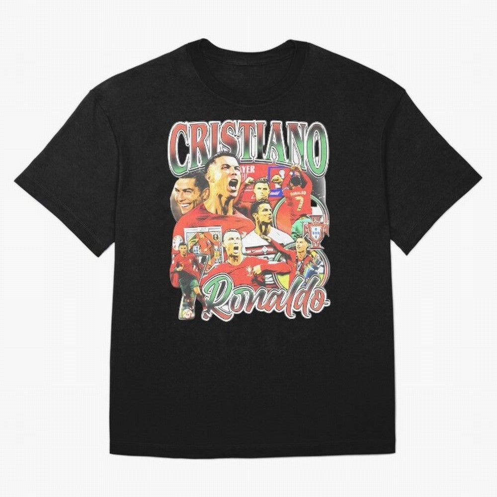 Cristiano Ronaldo Oversized T-Shirt Celebrate Rivalries and Pride in FIFA World Cup 2026 USA Canada Mexico Spirit, Connected to England, France and Netherlands, Mbappe, Football Passion, Legendary Performances, Festival Vibes and Supporter