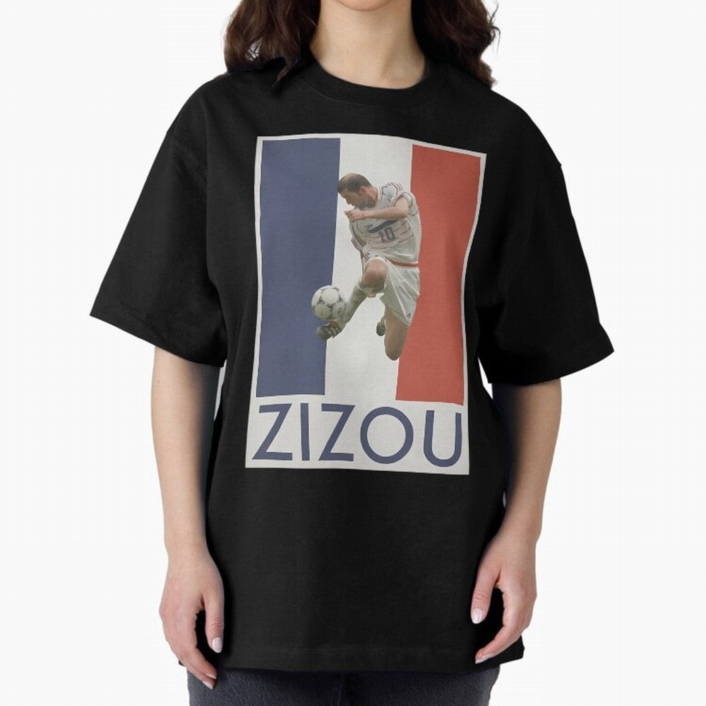 Football - Zidane Oversized T-Shirt Celebrate Football Heritage in FIFA World Cup 2026 Group Stage for Fans of Cristiano Ronaldo and Spain and Netherlands, Bringing Stadium Chants, National Pride, Trophy Dreams and Unforgettable Football Memories;