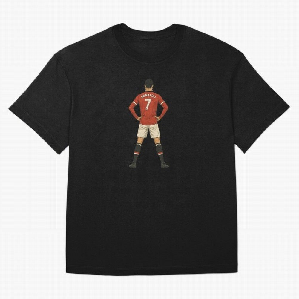 Ronaldo Oversized T-Shirt Stand with FIFA World Cup 2026 USA Canada Mexico Driven by Mbappe, England and Germany Energy, Worldwide Fan Energy, Dramatic Goals, Stadium Lights and Championship Celebrations; Great for Supporters Who Love Legendary
