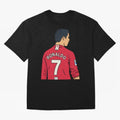Cristiano Ronaldo Oversized T-Shirt Celebrate Golden Goal Energy in Global Football Passion for FIFA World Cup 2026 Group Stage, Featuring Messi, CR7 and Mbappe, Spain, Champion Mindset, Group Stage Buzz, Knockout Tension and Passionate Fan