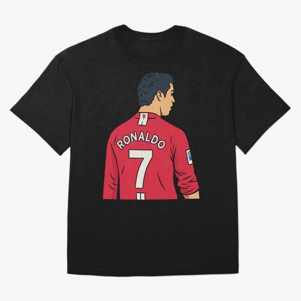 Cristiano Ronaldo Oversized T-Shirt Celebrate Golden Goal Energy in Global Football Passion for FIFA World Cup 2026 Group Stage, Featuring Messi, CR7 and Mbappe, Spain, Champion Mindset, Group Stage Buzz, Knockout Tension and Passionate Fan