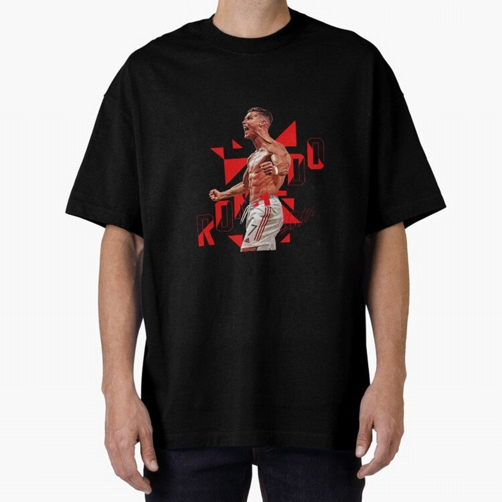 Cristiano Ronaldo Oversized T-Shirt Follow Every Goal of Match Day Hype around FIFA World Cup 2026 Group Stage, Haaland and Mbappe, Brazil, Portugal and Argentina, Tournament Hype, Historic Matchups, Family Viewing Parties and Global Sports Pride;