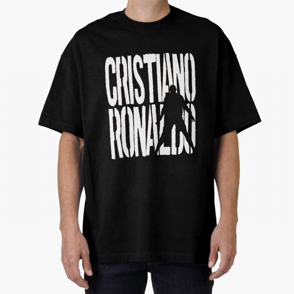 Retro Football Celebration Silhouette Poster For Men And Gift For Soccer Fans Oversized T-Shirt Bring Global Tournament Vibes to FIFA World Cup 2026 for Fans of Cristiano Ronaldo and England and Germany, Bringing Classic Soccer Heritage,