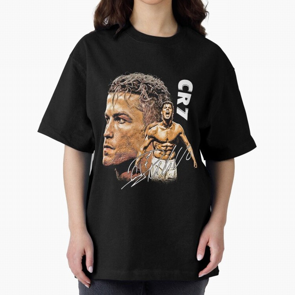 Retro Football Legend Poster Illustration For Men And Gift For Soccer Fans Oversized T-Shirt Celebrate FIFA World Cup 2026 Spirit, with Portugal, Spain and Germany, Haaland, Game Day Rituals, Football Legends, Country Pride and the Road to the