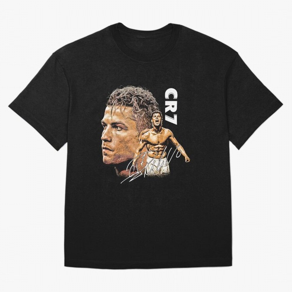 Retro Football Legend Poster Illustration For Men And Gift For Soccer Fans Oversized T-Shirt Celebrate FIFA World Cup 2026 Spirit, with Portugal, Spain and Germany, Haaland, Game Day Rituals, Football Legends, Country Pride and the Road to the