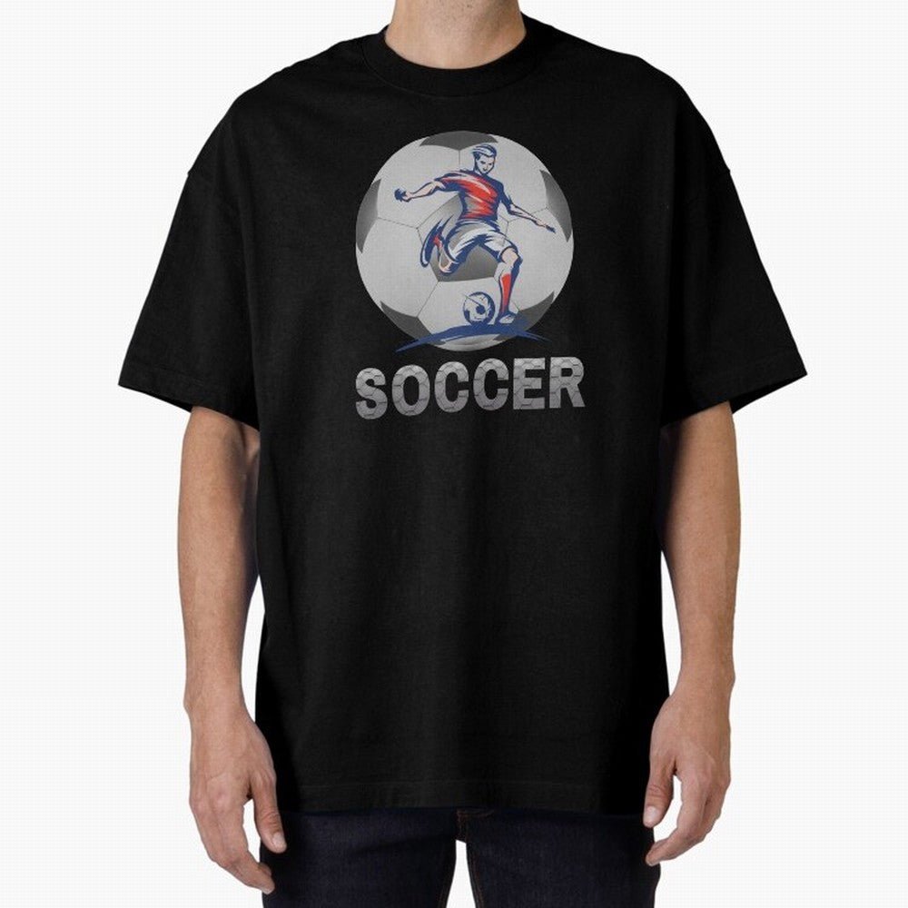 Grand final of football, World Cup Oversized T-Shirt Create Match Day Hype around FIFA World Cup 2026, Messi, CR7 and Mbappe, Argentina and Brazil, Stadium Chants, National Pride, Trophy Dreams and Unforgettable Football Memories; Created for Match
