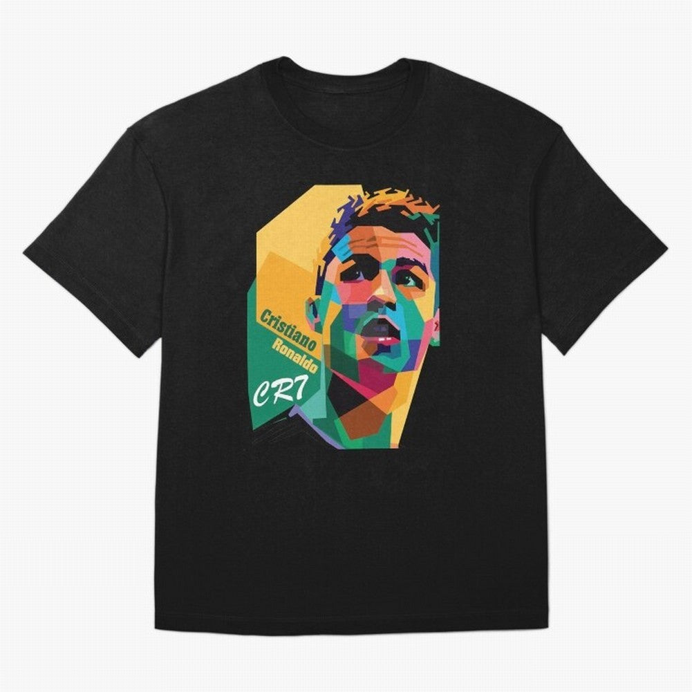 CR7 Pop Art Cristiano Ronaldo Design For Football Fans Gift For Soccer Lovers Oversized T-Shirt Carry the Dream of the FIFA World Cup 2026 Group Stage Journey through Cristiano Ronaldo, Haaland and CR7 Highlights, England Pride, Sports Nostalgia,
