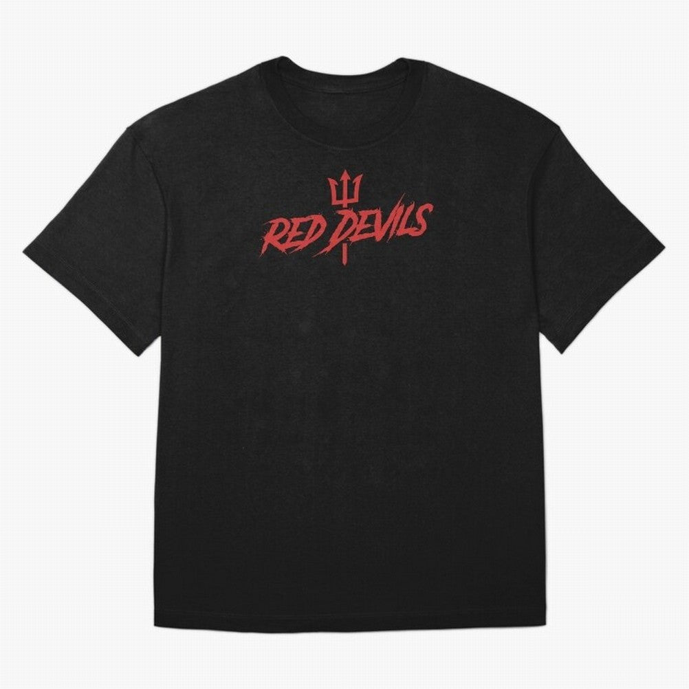 Red Devils Oversized T-Shirt Make Every Kick Count in Global Football Passion for FIFA World Cup 2026, Centered on Cristiano Ronaldo, Portugal, Spain and Germany, Football Festival Excitement, Trophy Ambitions, Country Rivalries and Star Player
