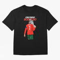 Cristiano Ronaldo Win Oversized T-Shirt Honor the Football Icons of FIFA World Cup 2026 Group Stage Spirit, Highlighting France and Portugal, Messi, CR7 and Mbappe, Classic Soccer Heritage, Championship Pressure, Fan Loyalty and International
