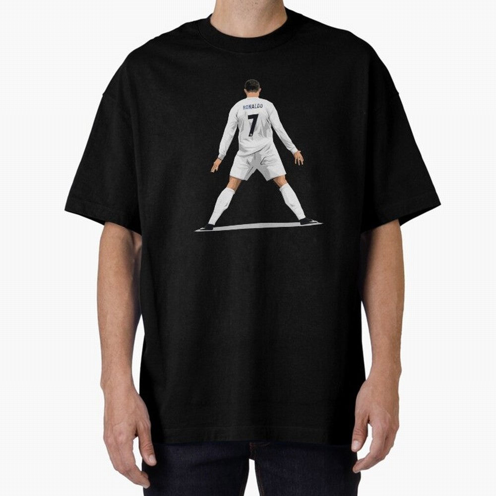 Cristiano Ronaldo Oversized T-Shirt Celebrate Fan Favorites in FIFA World Cup 2026 Group Stage Featuring Messi, CR7 and Mbappe, Spain and Netherlands Energy, Fan Favorite Moments, National Team Passion, Big Match Drama and Soccer History; Perfect
