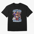 CR7 Oversized T-Shirt Relive the FIFA World Cup 2026 USA Canada Mexico Journey through Neymar, Haaland and Cristiano Ronaldo Highlights, Argentina, France and Brazil Pride, Stadium Chants, National Pride, Trophy Dreams and Unforgettable Football