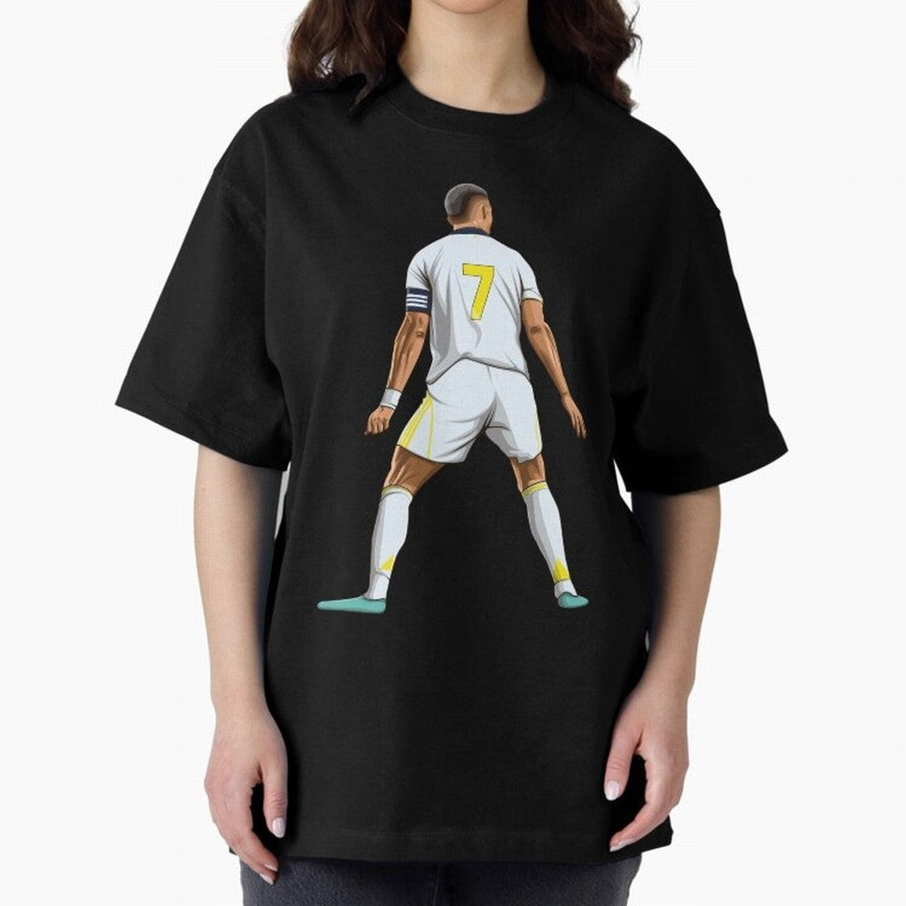 Cristiano Ronaldo Oversized T-Shirt Bring World Football Passion into the FIFA World Cup 2026 Group Stage Journey through Haaland and Mbappe Highlights, Argentina, France and Brazil Pride, Classic Soccer Heritage, Championship Pressure, Fan Loyalty