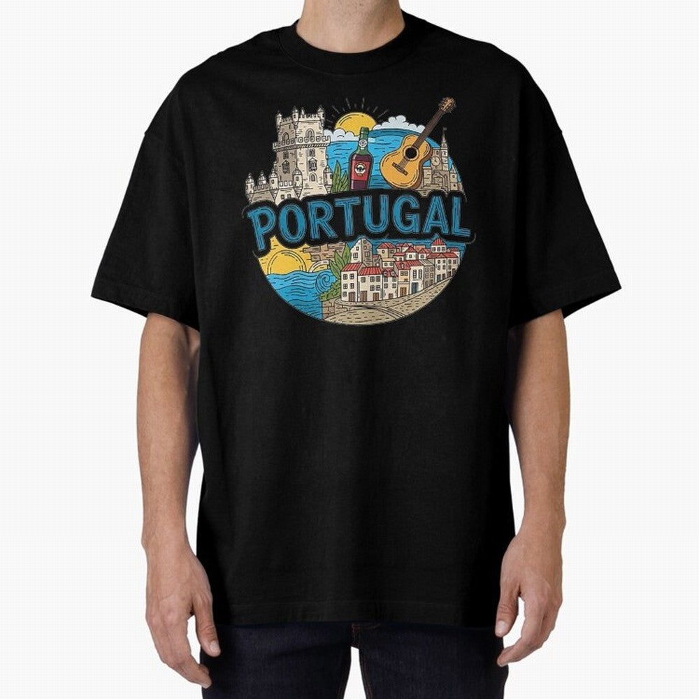 PORTUGAL Oversized T-Shirt Show Love for Legendary Goals in the FIFA World Cup 2026 Journey through Messi, CR7 and Mbappe Highlights, England and Germany Pride, Fan Favorite Moments, National Team Passion, Big Match Drama and Soccer History; Made