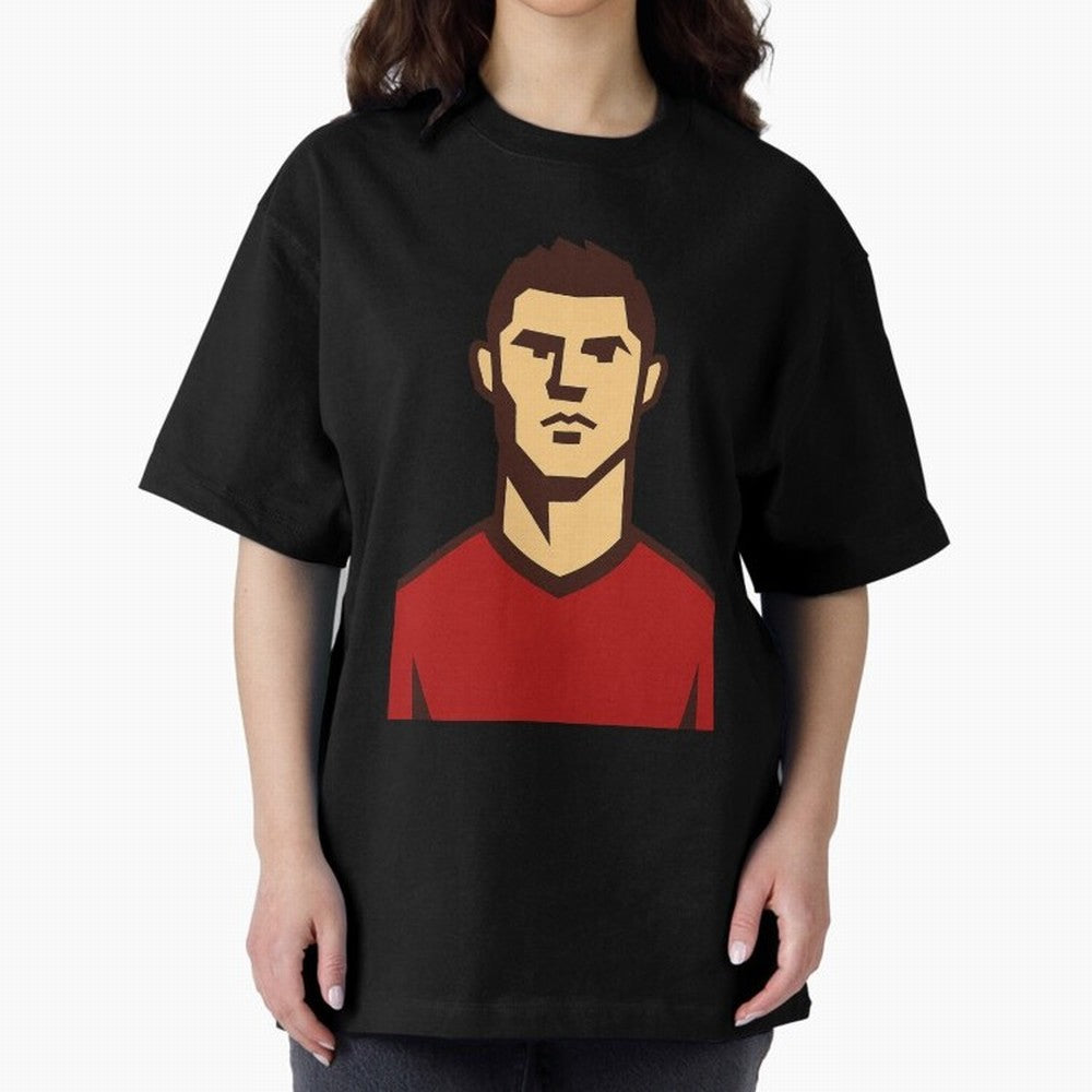 cristiano 2 Oversized T-Shirt Feel the Trophy Chase of FIFA World Cup 2026 Group Stage for Fans of Haaland and Mbappe and Brazil, Bringing Stadium Memories, Football Loyalty, International Chants and Championship Tradition; Made for Die Hard