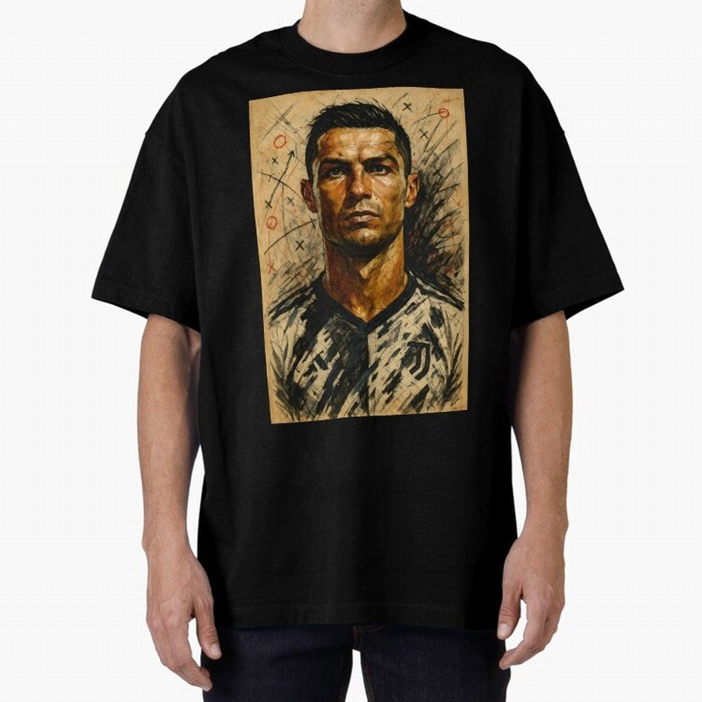 The Architect of Victory Oversized T-Shirt Bring World Football Passion into the FIFA World Cup 2026 Journey through Neymar, Haaland and Cristiano Ronaldo Highlights, Germany Pride, Fan Favorite Moments, National Team Passion, Big Match Drama and