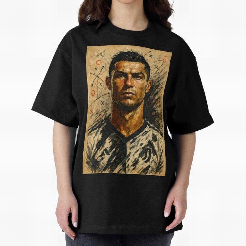 The Architect of Victory Oversized T-Shirt Bring World Football Passion into the FIFA World Cup 2026 Journey through Neymar, Haaland and Cristiano Ronaldo Highlights, Germany Pride, Fan Favorite Moments, National Team Passion, Big Match Drama and
