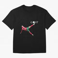GOAT in Motion: Ronaldo's Iconic Bicycle Kick Oversized T-Shirt Wear the Spirit of Global Football Passion for FIFA World Cup 2026, Driven by Mbappe, Germany, Championship Spirit, Famous Goals, Roaring Crowds and International Football Unity;