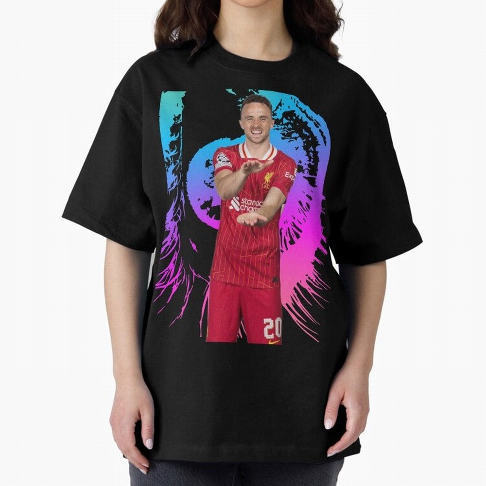Diogo Jota Oversized T-Shirt Celebrate Every Goal in the FIFA World Cup 2026 Journey through Cristiano Ronaldo Highlights, France and Portugal Pride, Stadium Chants, National Pride, Trophy Dreams and Unforgettable Football Memories; Great for