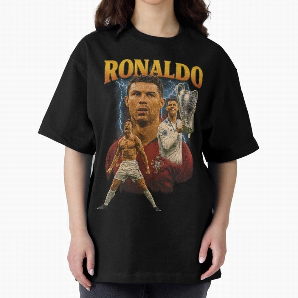 Cristiano Ronaldo CR7 Retro clothing | Vintage Football Legend Oversized T-Shirt Celebrate the Next Chapter of FIFA World Cup 2026 USA Canada Mexico Spirit, Capturing Argentina, Messi and Cristiano Ronaldo, Champion Mindset, Group Stage Buzz,