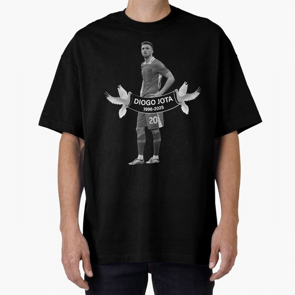 Diogo Jota Oversized T-Shirt Make Every Kick Count in the FIFA World Cup 2026 Group Stage Journey through Mbappe and Neymar Highlights, Portugal Pride, Football Festival Excitement, Trophy Ambitions, Country Rivalries and Star Player Buzz; Created