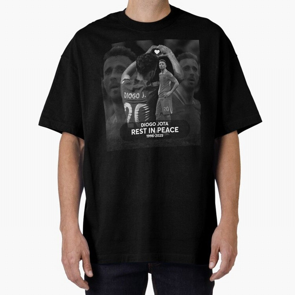 Diogo Jota rest in peace Oversized T-Shirt Represent the FIFA World Cup 2026 Group Stage Journey through Haaland and Mbappe Highlights, Germany Pride, Stadium Memories, Football Loyalty, International Chants and Championship Tradition; Made for
