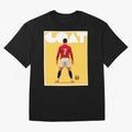 Cristiano Ronaldo Men's CR7 Football Jersey | Real Madrid GOAT Portugal Sports Shirt Fan Gift Oversized T-Shirt Show Your Love for FIFA World Cup 2026 USA Canada Mexico for Fans of Cristiano Ronaldo, Haaland and CR7 and Portugal, Bringing Worldwide