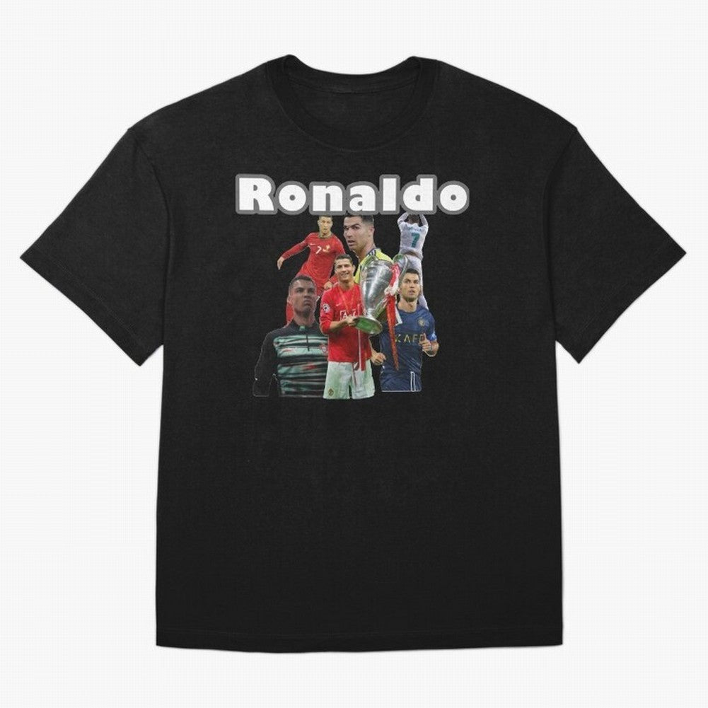 Cristiano Ronaldo Oversized T-Shirt Support Your Favorite Stars during FIFA World Cup 2026 Spirit, Centered on Portugal, Spain and Germany, Cristiano Ronaldo, Match Day Excitement, Supporter Culture, Golden Goals and Global Football Passion; Built