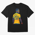 Vini Jr. Oversized T-Shirt Remember Iconic Moments from FIFA World Cup 2026 Connected to Neymar, Brazil Energy, Football History, Final Match Energy, Crowd Noise and Once in a Lifetime Moments; Great for Watch Parties, Sports Bars, Family Nights,