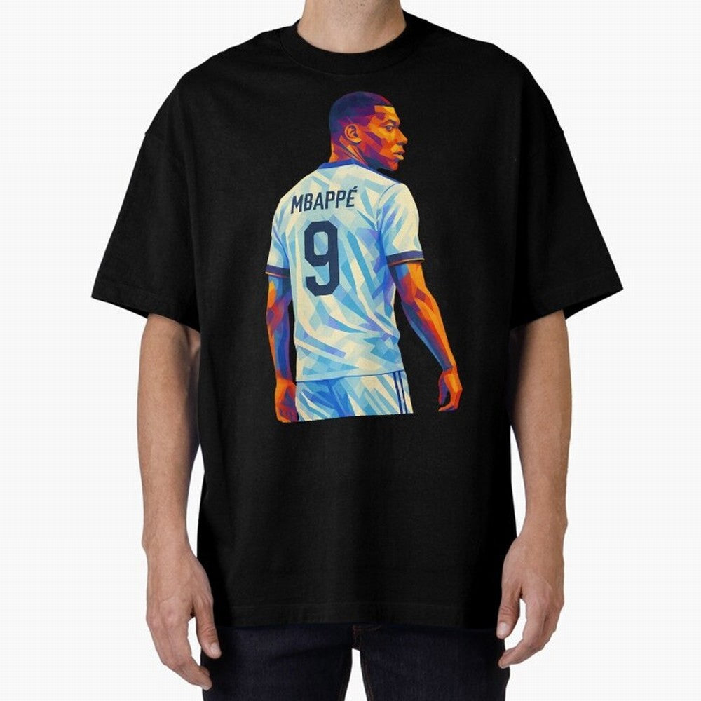 Kyliam Mbappe Oversized T-Shirt Elevate FIFA World Cup 2026 Driven by CR7 and Messi, Brazil, Portugal and Argentina Energy, Stadium Chants, National Pride, Trophy Dreams and Unforgettable Football Memories; Perfect for People Who Love Argentina,